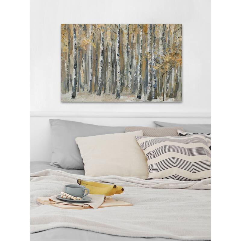 'Autumn Forest II' Painting Print on Wrapped Canvas