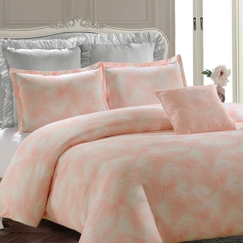 Shop Royal Feathers Comforter Set Pink Machine Washable Includes