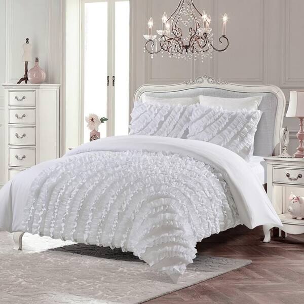 Shop Arielle Comforter Set White Machine Washable Includes 1