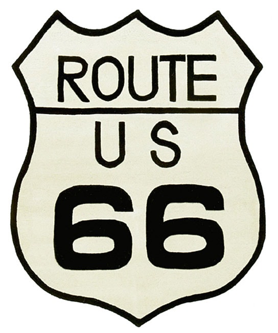 Route 66 Collectible Wool Rug (4' x 5') - 10862730 - Overstock.com ...