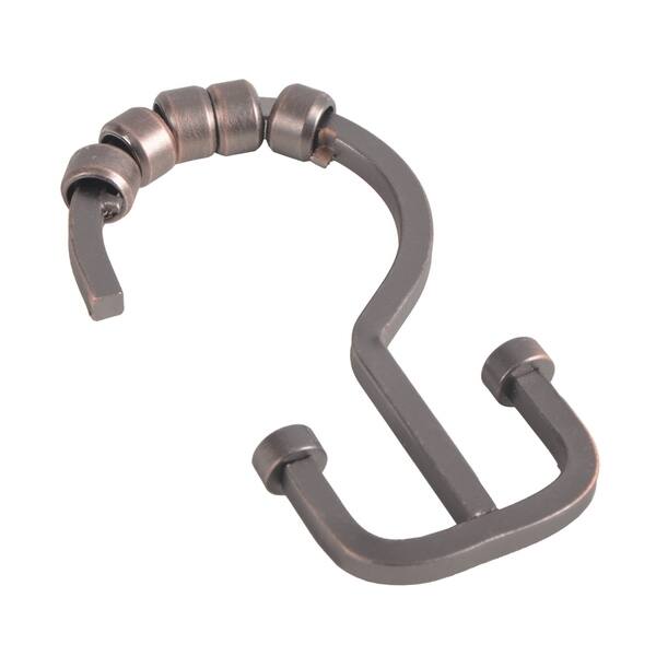 Shop Utopia Alley Deco Flat Double Roller Shower Curtain Hooks