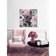 preview thumbnail 3 of 5, 'Exquisite Flowers' Painting Print on Wrapped Canvas