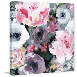 'Exquisite Flowers' Painting Print on Wrapped Canvas