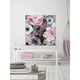 preview thumbnail 6 of 5, 'Exquisite Flowers' Painting Print on Wrapped Canvas