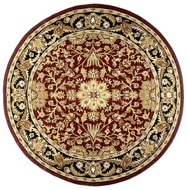 Handmade Elite Traditional Wool Rug (6 Round)