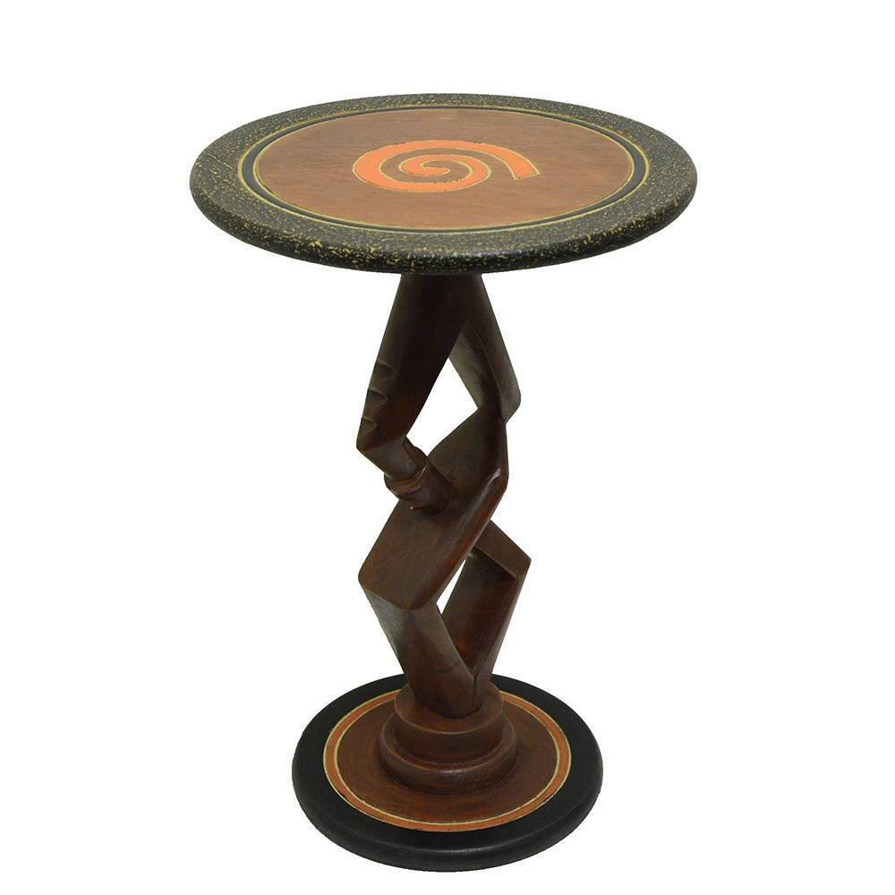Handmade Handcrafted 'Partners' End Table (Ghana)