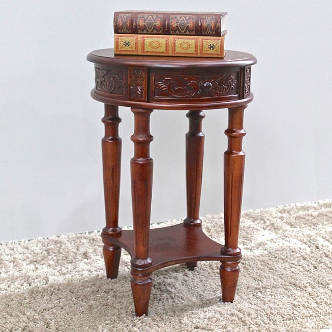 Windsor Carved End Table