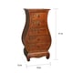 International Caravan Windsor Hand-carved 5-drawer Bombay Dresser - Thumbnail 2
