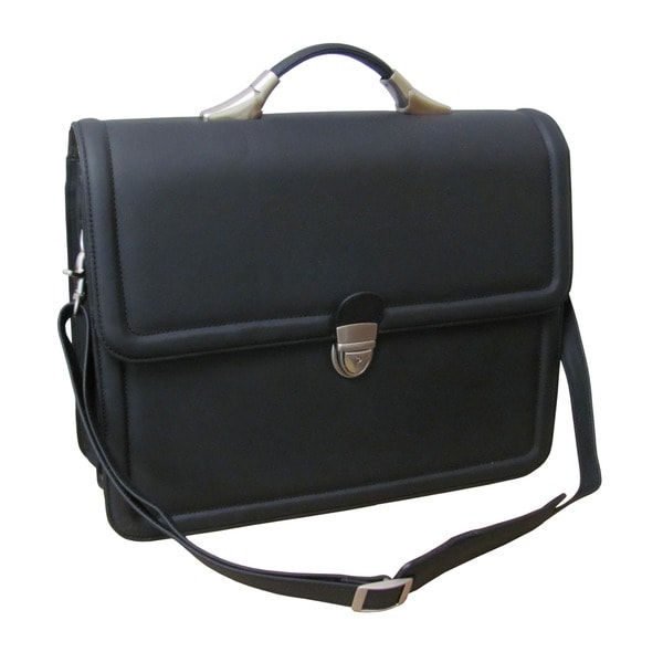 Shop Amerileather Savy Leather Executive Briefcase Free Shipping