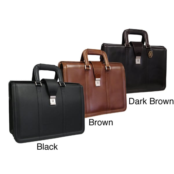 leather litigator briefcase