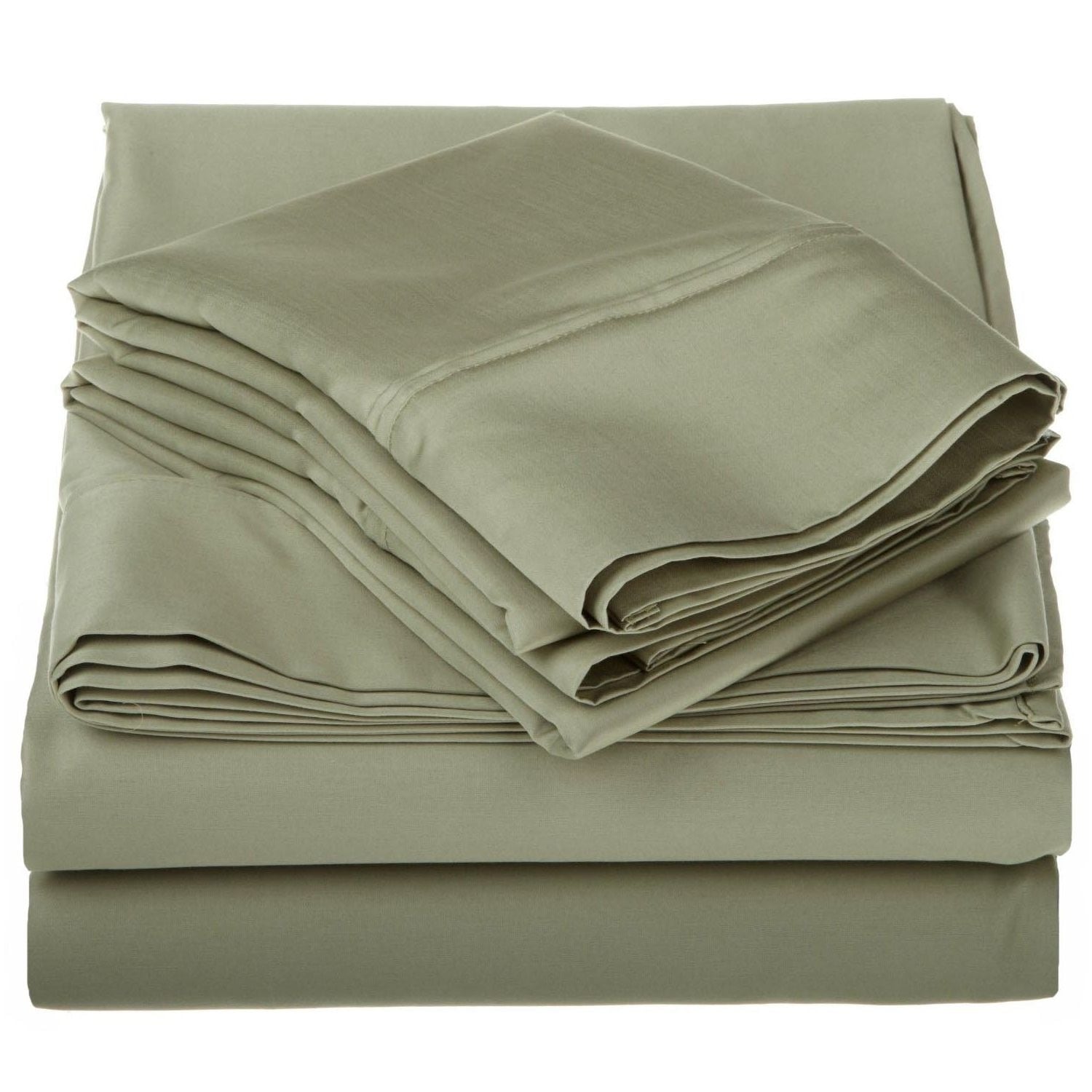 Egyptian Cotton 1200 Thread Count Solid Oversized Sheet Set