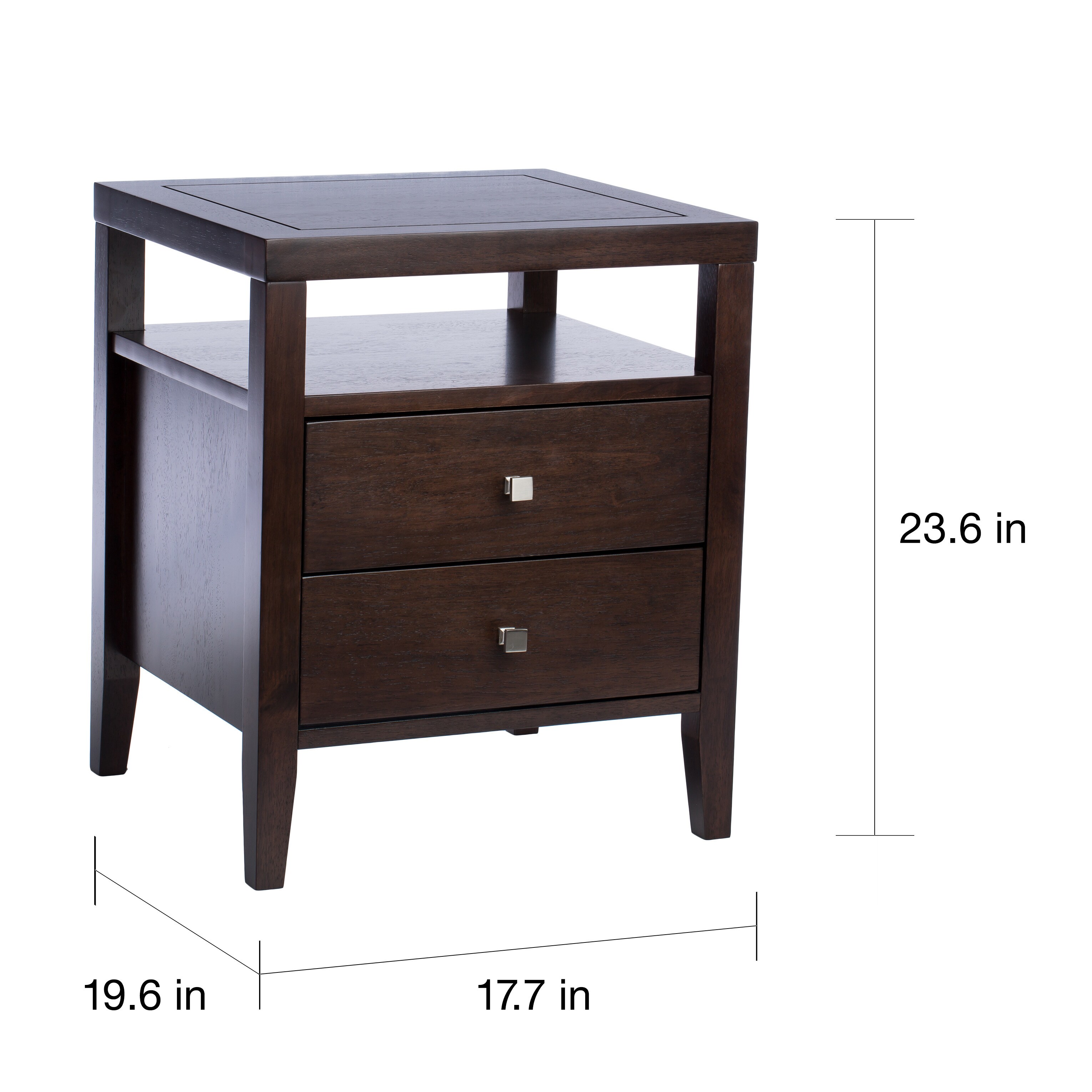 Shop Strick Bolton Aristo 2 Drawer Nightstand Free Shipping