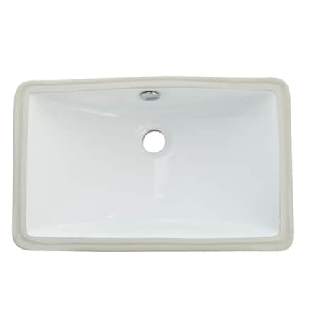 Courtyard White Undermount Lavatory Sink