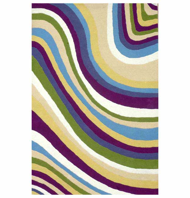 Hand tufted Color Wave Kids Rug (3 X 5)