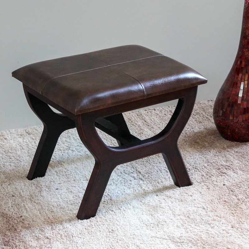 International Caravan Carmel Rectangular Vanity Stool