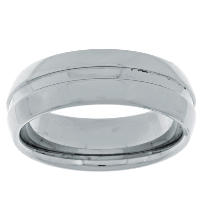 Mens Tungsten Carbide Comfort fit Band (8 mm)   Shopping