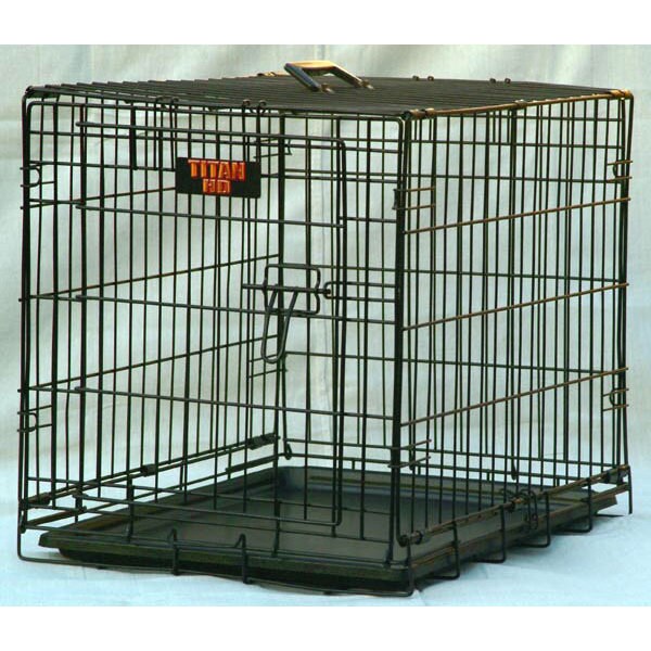 Majestic Pet "Titan" Single Door 24inch Folding Dog Crate Free