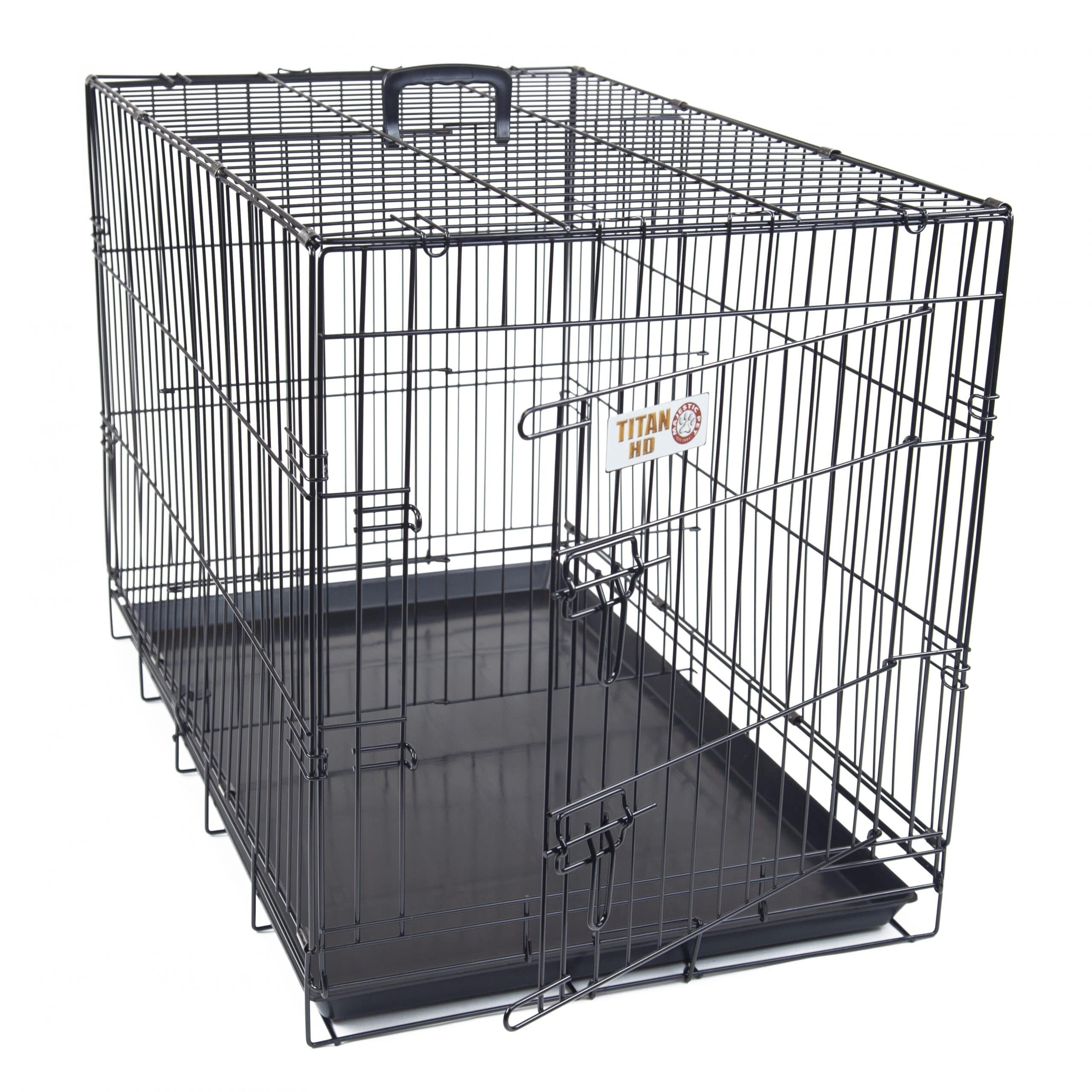 folding dog cage