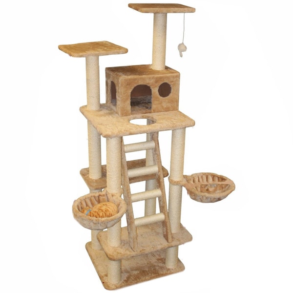 Shop 72inch Casita Cat Furniture Tree Condo On Sale Free Shipping
