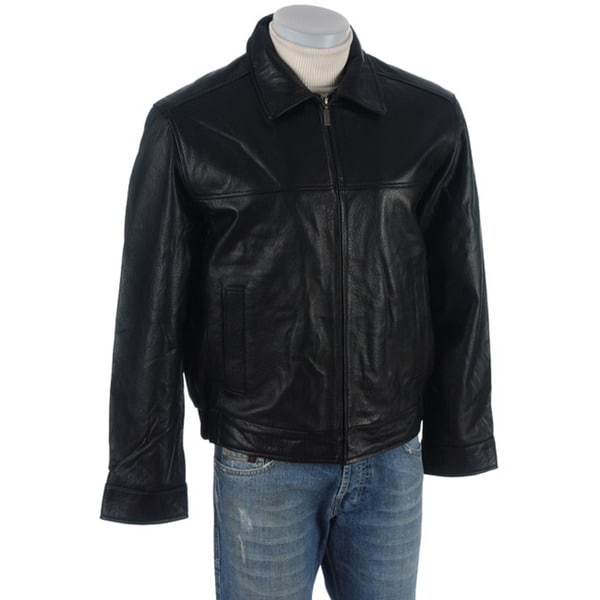 overstock men's leather jackets