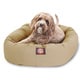 Thumbnail 25, Luxurious Bagel Style Donut Plush Pet Dog Bed. Changes active main hero.