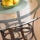 preview thumbnail 2 of 7, SEI Furniture Celandine Dark Brown Iron Dining Table