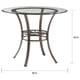 preview thumbnail 7 of 7, SEI Furniture Celandine Dark Brown Iron Dining Table
