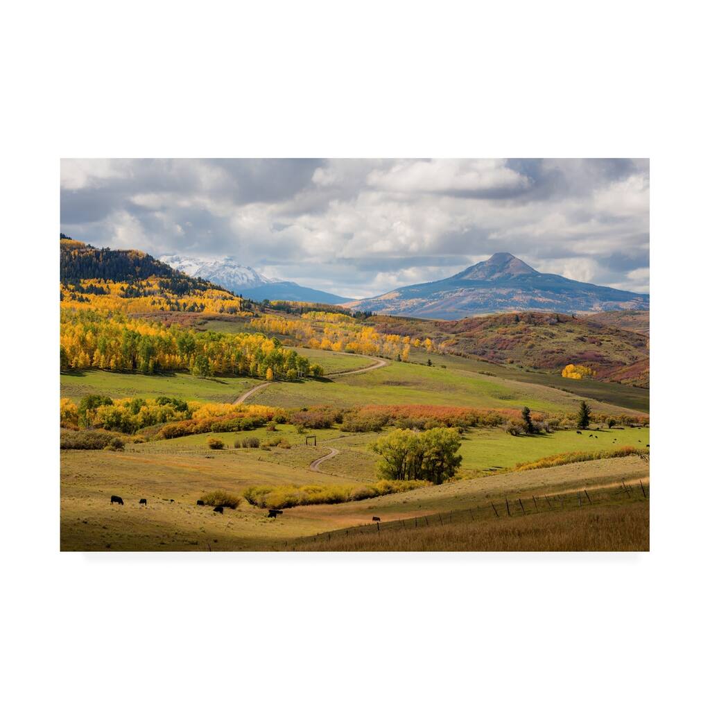 Dan Ballard 'Mountain And Hills' Canvas Art