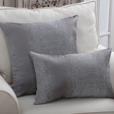 Porch & Den Langston Pewter Throw Pillow