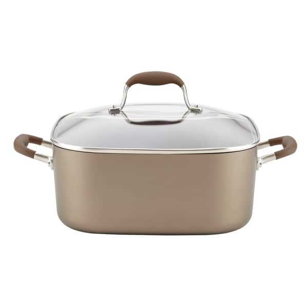 Anolon Advanced HardAnodized 7Quart Covered Square Dutch Oven Bed