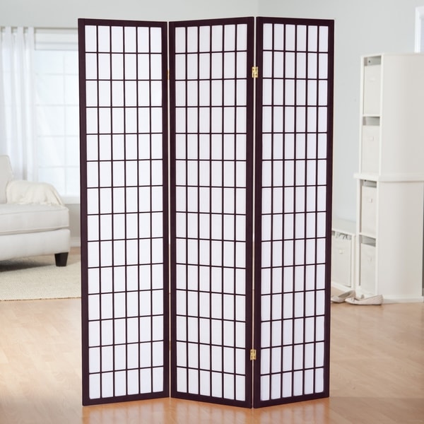 3 & 4 Panel Japanese Oriental Room Divider Hardwood Shoji Screen ...