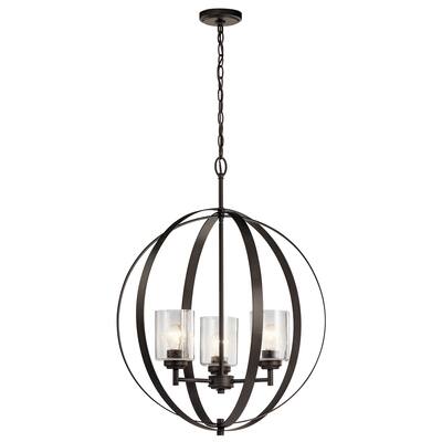 Kichler Lighting Winslow 3-light Globe Chandelier