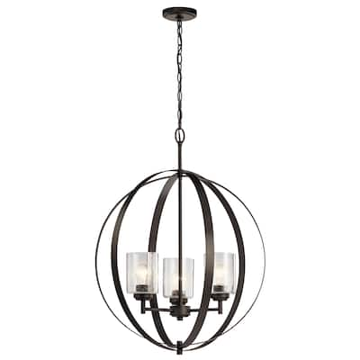 Kichler Lighting Winslow 3-light Globe Chandelier