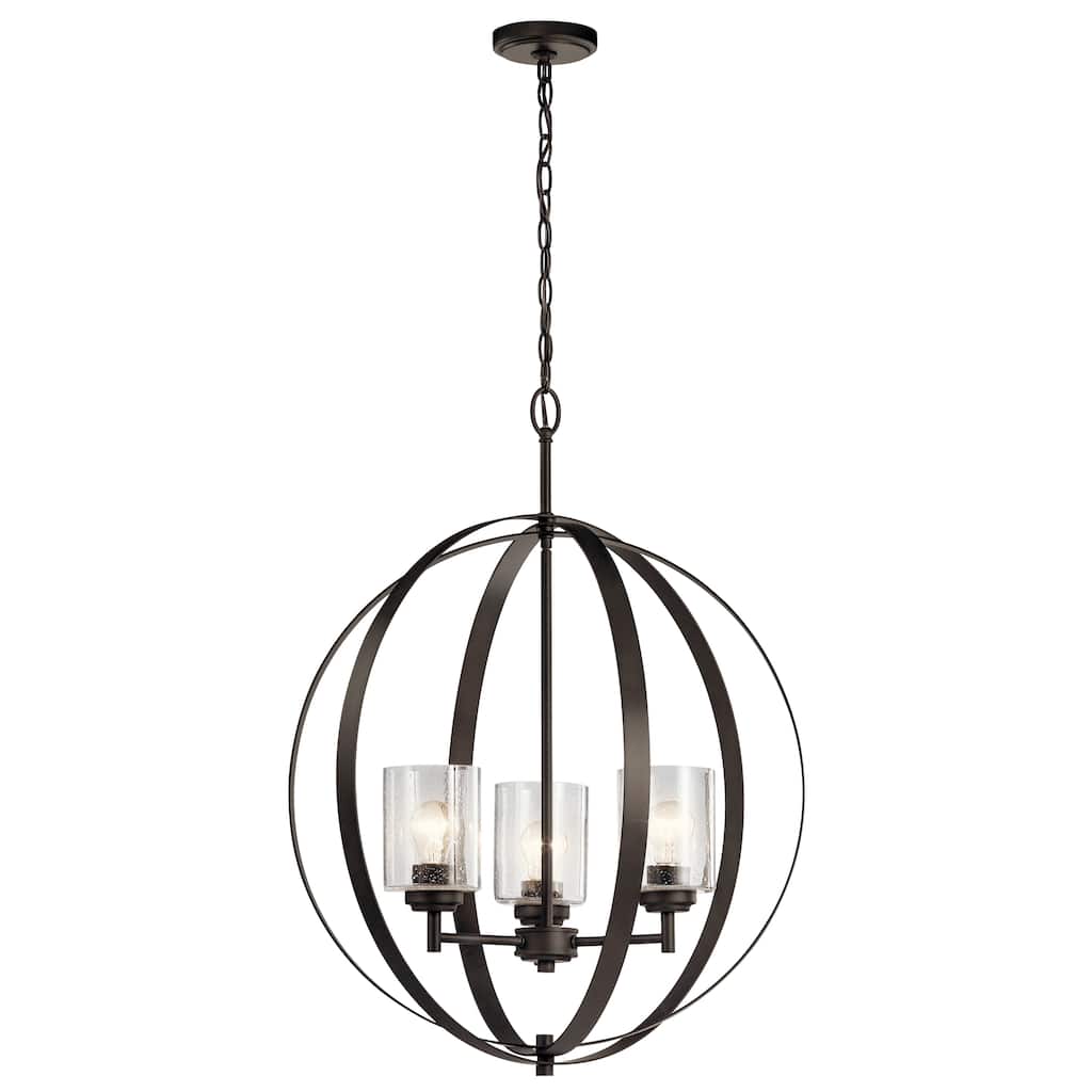 Kichler Lighting Winslow 3-light Globe Chandelier