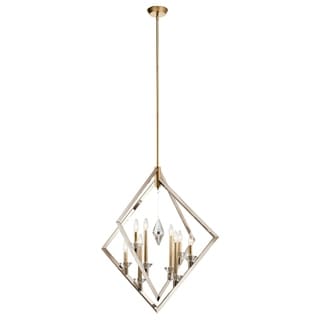 Kichler Layan Polished Nickel Chandelier (8 Lights) - Chandeliers For Bedrooms by Overstock.com