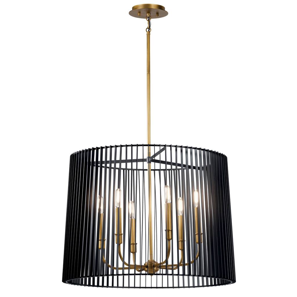 Kichler Linara 6-light Black Chandelier