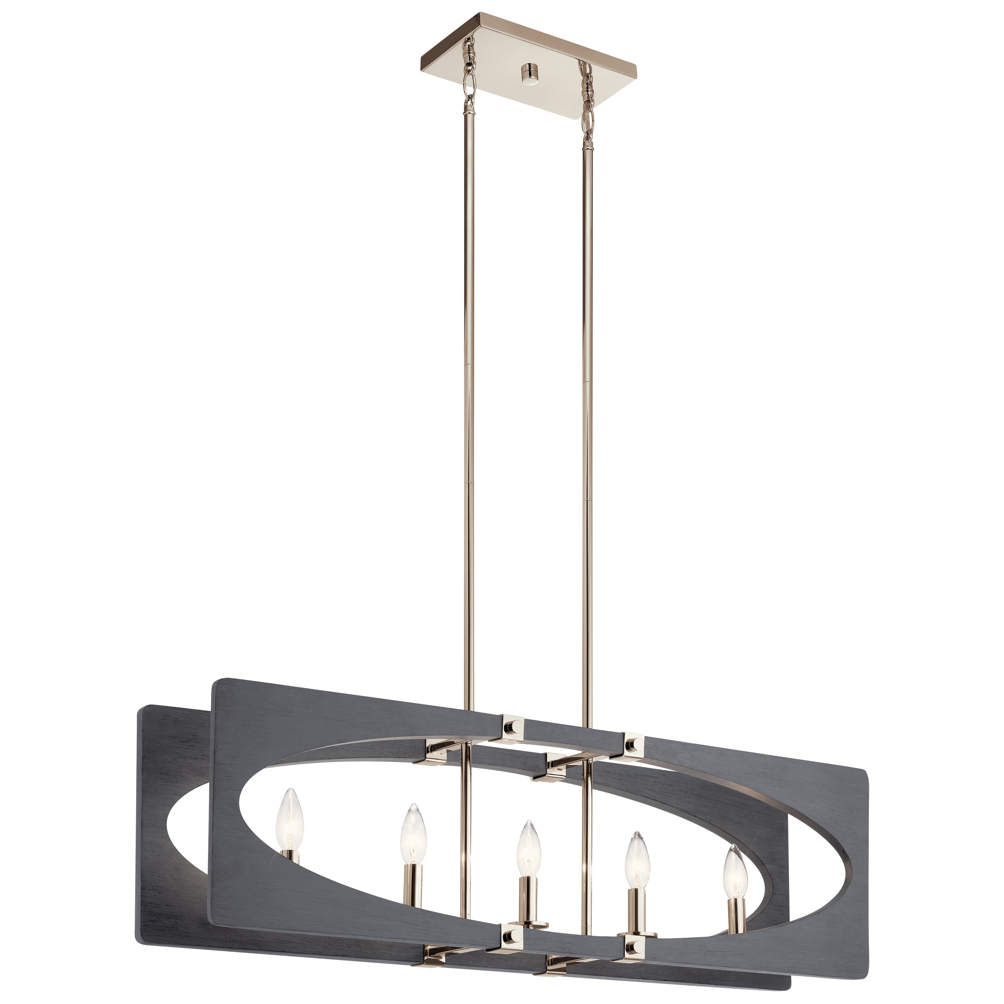 Kichler Alscar 6-light Driftwood Grey Chandelier - 14.25" x 28" - Chandeliers For Bedrooms by Overstock.com