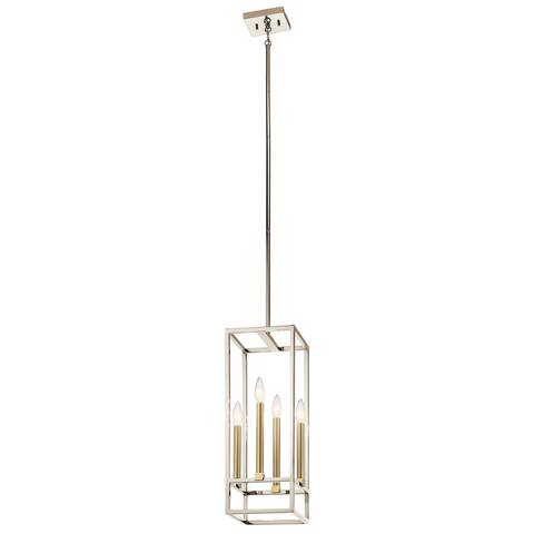 Kichler Finet 4-light Polished Nickel Foyer Pendant