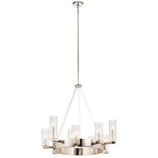 Kichler Cleara 9-light Chandelier (Nickel) - Chandeliers For Bedrooms by Overstock.com