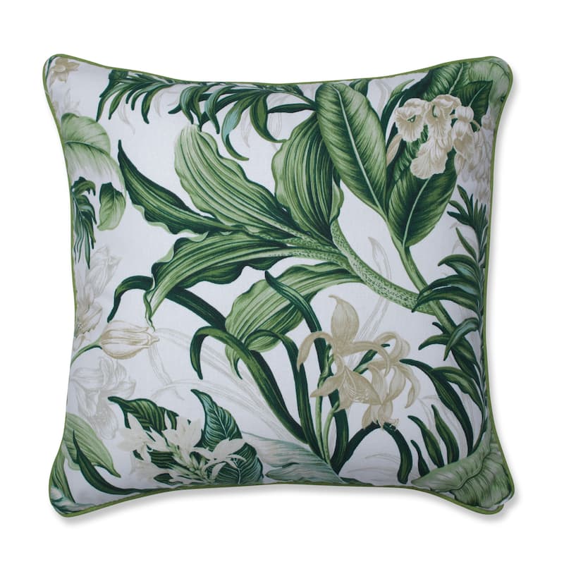 Pillow Perfect Wailea Coast Verte Throw Pillow - 18 x 18 - Green