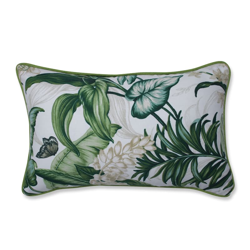 Pillow Perfect Wailea Coast Verte Throw Pillow - 18.5 x 11.5 - Green