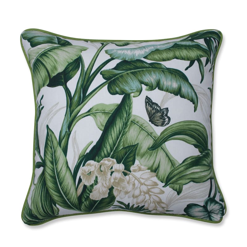 Pillow Perfect Wailea Coast Verte Throw Pillow - 16.5 x 16.5 - Green