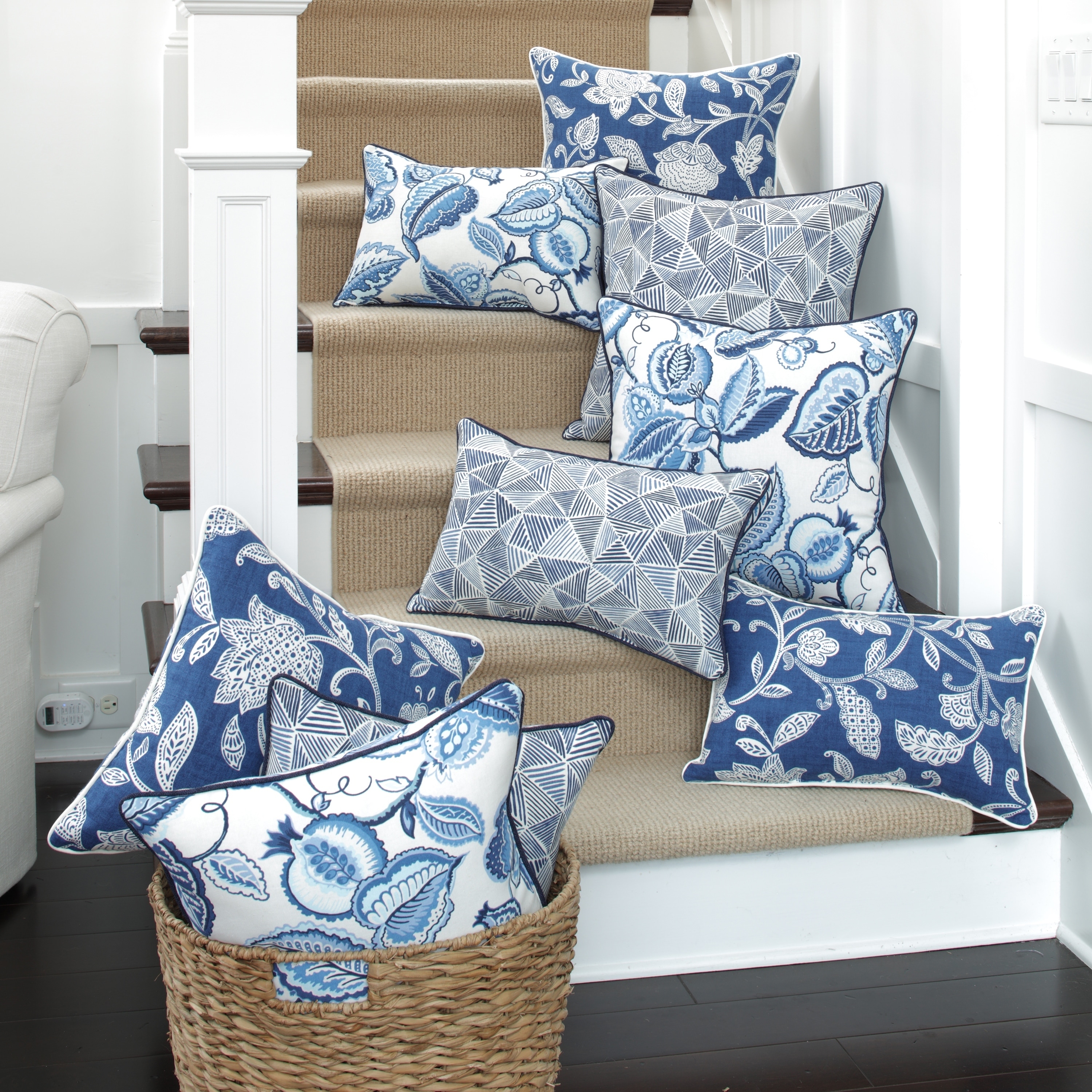 Ocean throw outlet pillows