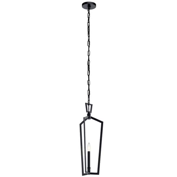 slide 2 of 2, Kichler Abbotswell 1-light Mini Pendant Black - N/A - N/A