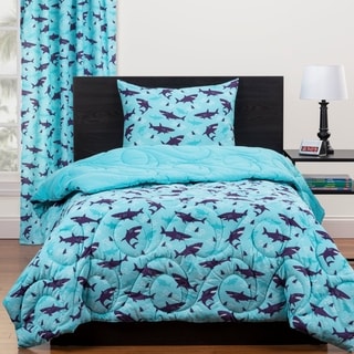 Highlights Shark Sleepover Reversible Comforter Set