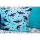 preview thumbnail 5 of 3, Highlights Shark Sleepover Reversible Comforter Set