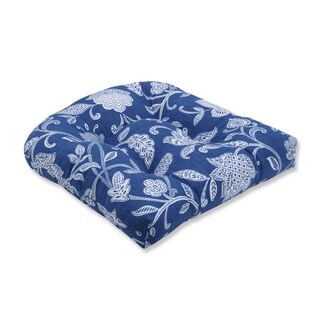 Stencil Vine Ocean Wicker Seat Cushion - Bed Bath & Beyond - 26856210