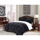 preview thumbnail 2 of 5, Elegant Comfort 3-Piece Plaid Pattern Sherpa-Backing Reversible Comforter Set