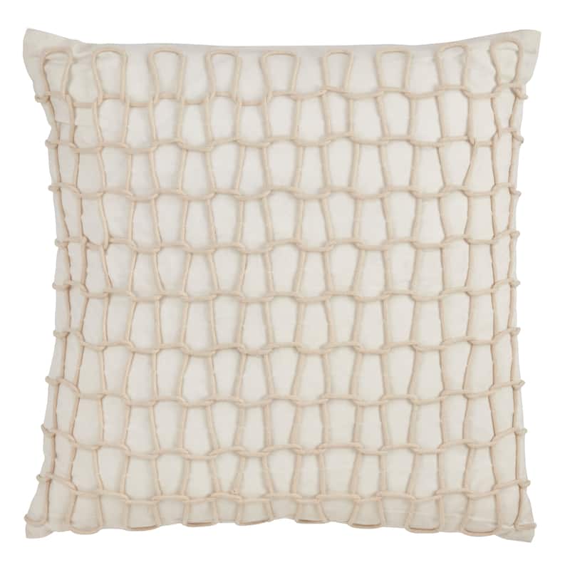 Nautical Rope Down Filled 20 Inch Decorative Throw Pillow