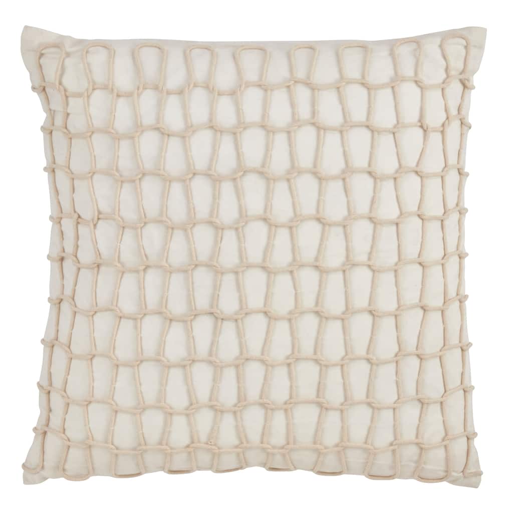 Nautical Rope Down Filled 20 Inch Decorative Throw Pillow